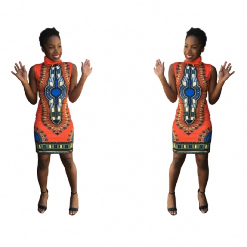 African Print Dress